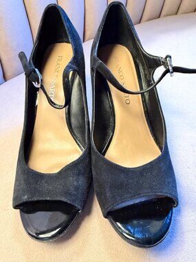 Franco Sarto Peep Toe Wedges, size 8